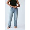 H M 90s Low Rise Baggy Jeans ligHt deniM Blue