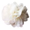 [R8030] - Designer Brooch 'Rose Féérique' Beige - 15 Cm