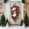 Hot Sale Christmas Door Cover Decoration Santa Claus New Year Xmas Background Decor Outdoor Photo Door Curtain Hanging Blanket