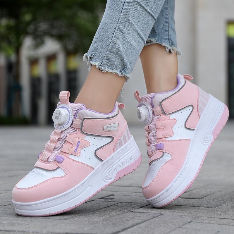 Детские двухколесные роликовые коньки для мальчиков и девочек