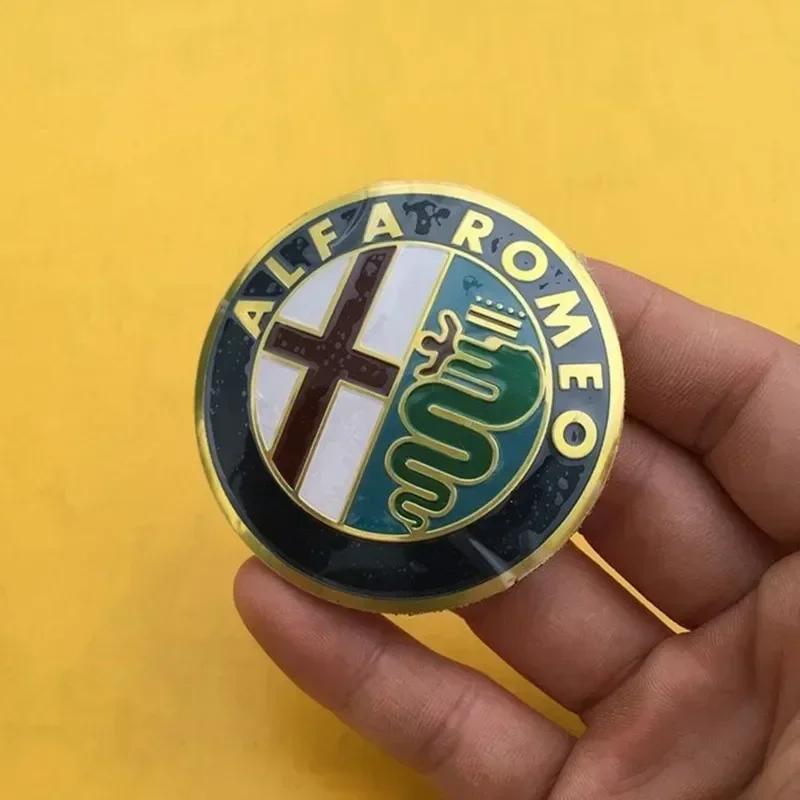 udrgf10 1Pc 40mm Car Steering Wheel Logo Badge Sticker for Alfa Romeo Mito Giulia Giulietta 147 156 166 159 Stelvio Sportiva 4C 8C GT