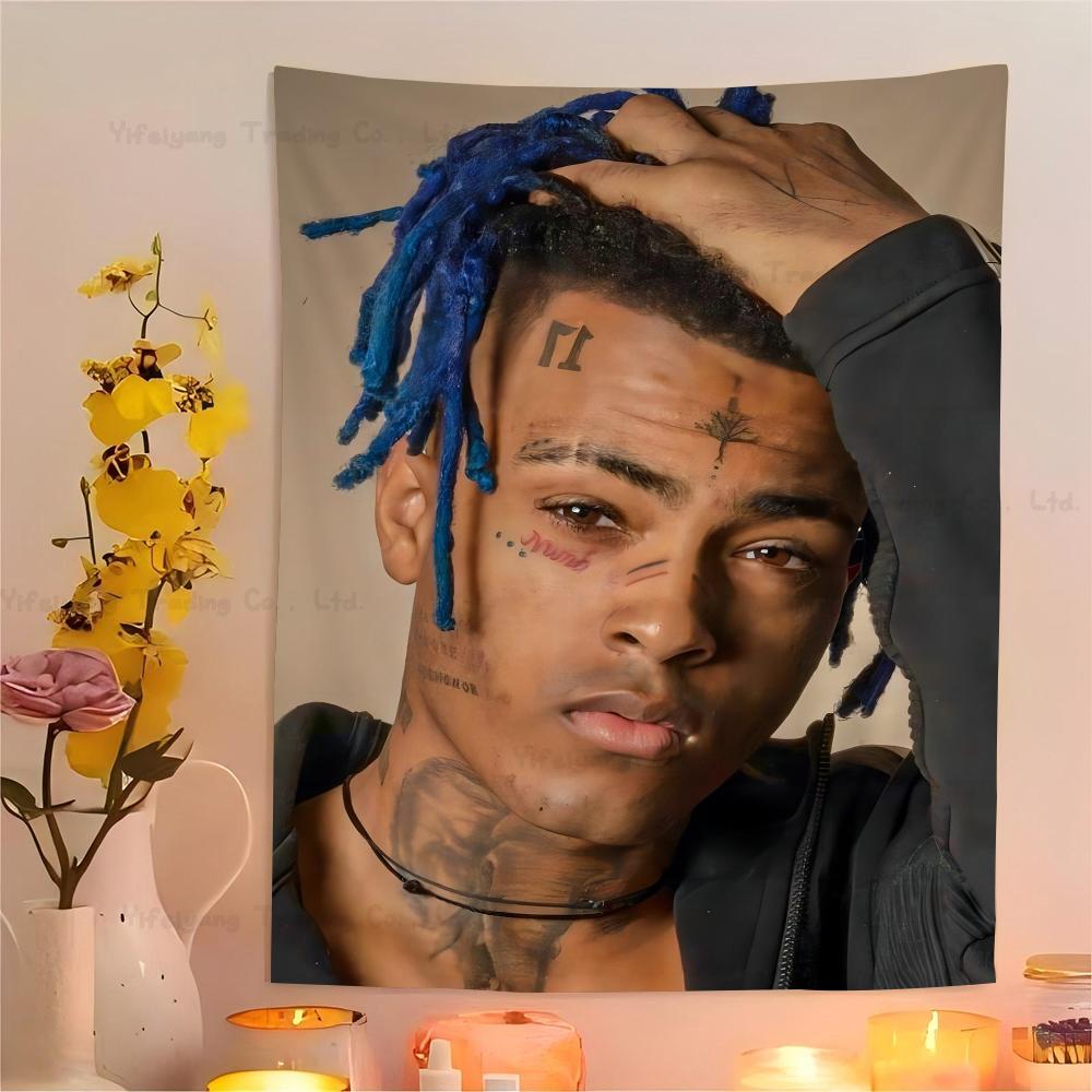 Хип-хоп ZXXXTentacion Аниме Гобелен Дешевый Хиппи Настенный Ковер Бохо Настенные Гобелены Мандала Домашний Декор