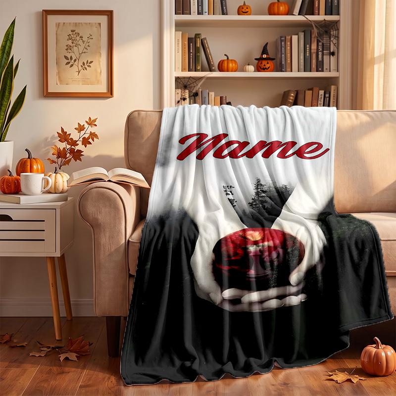Twilight Custom Flannel Blankets Soft Warm Cozy Throws for Home Decor Holiday Gifts