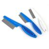 3 Pet Supplies Pet Flea Comb Flea Comb Cleaning Comb with Handle Flea Comb, White Small + Blue Small + Blue Large Betterlifefg