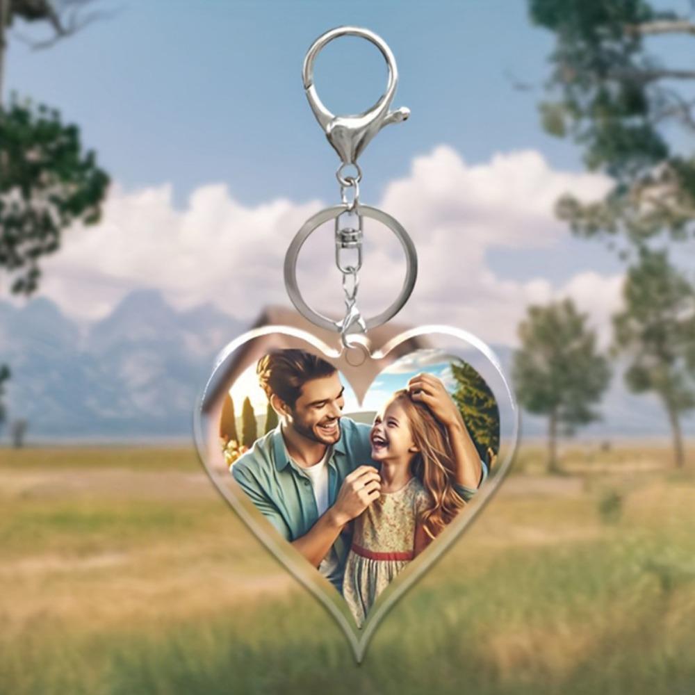 Customized Picture Women's Pendant, Acrylic Pendant,couple keychain,Easter Gift, Valentine's Day Gift,suitable for Couples, Anniversary Gift,