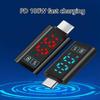 PD100W USB C Adapter Type c Charging Converters Digital Screen Power Trackings ABS Housing For Long Last Performances