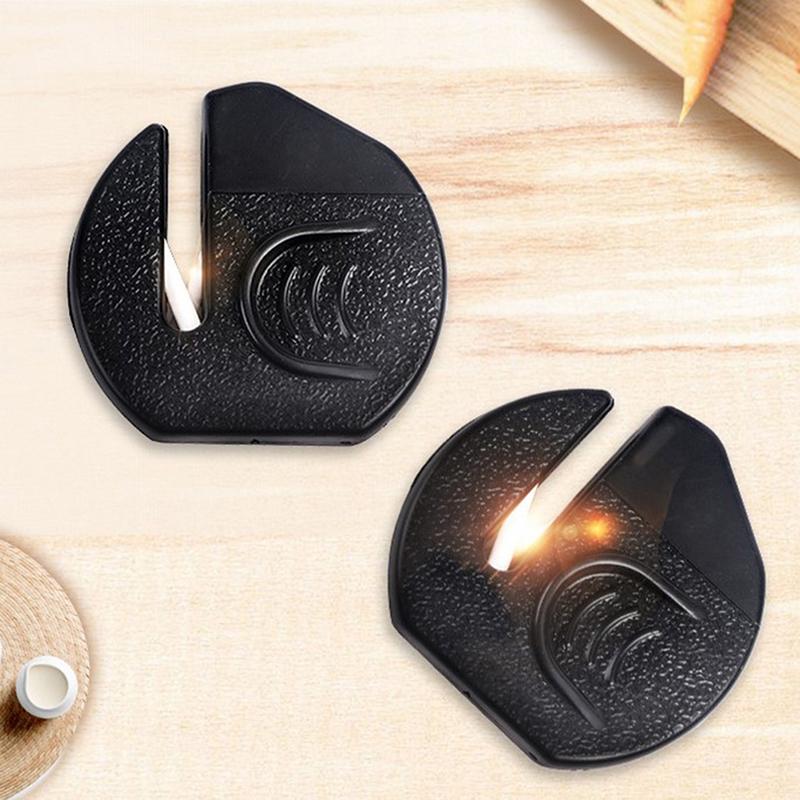 Портативная мини-точилка для кухонных ножей, аксессуары для походных кухонных ножей, точилка для ножей, камень