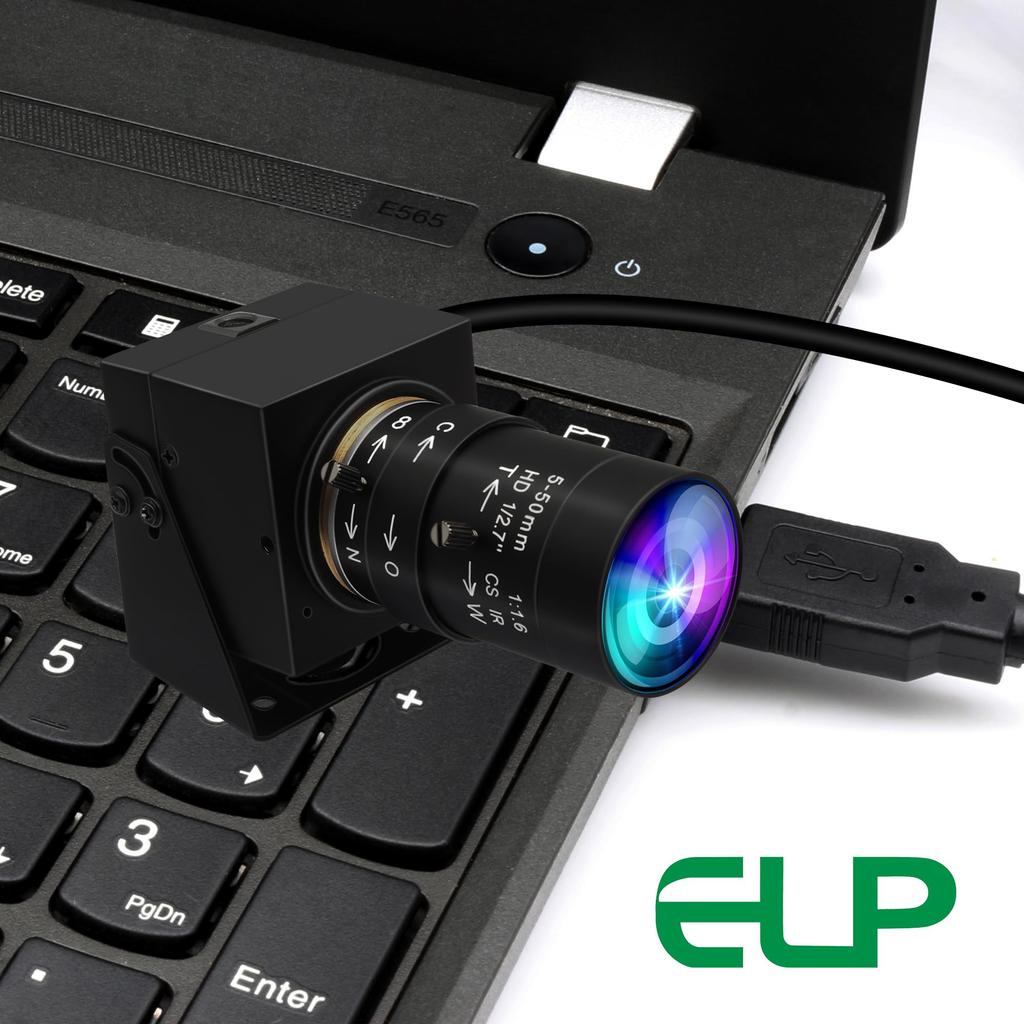 ELP USB-камера с глобальным затвором, ручной зум, переменная CS, телеобъектив, USB-зум, супертелеобъектив, пистолетная камера для веб-камеры, USB-камера наблюдения, веб-камера,