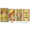 [A0982] - Tarot Creator 'Golden Art Nouveau' Golden Collection - 12x7 Cm