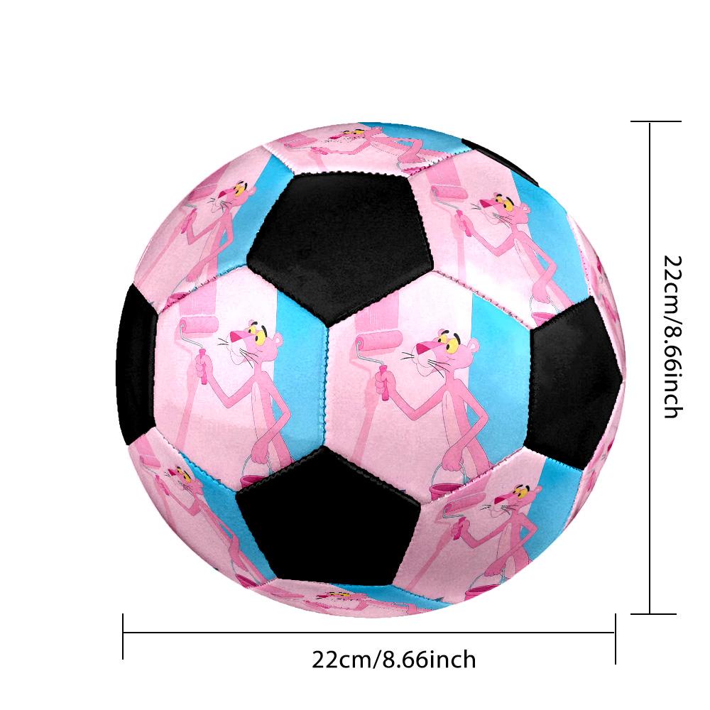 The Pink Panther2 Soccer Ball Colorful All Ages Machine Stitched PVC Competition Ready Durable High-Bounce.SIZE5