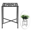 Sumnacon Pot Stand Flower Rack Iron Antique Easy To Assemble Garden Rack Gardening Rack Flower Stand Pot Stand Flower Stand Indoor Outdoor Black