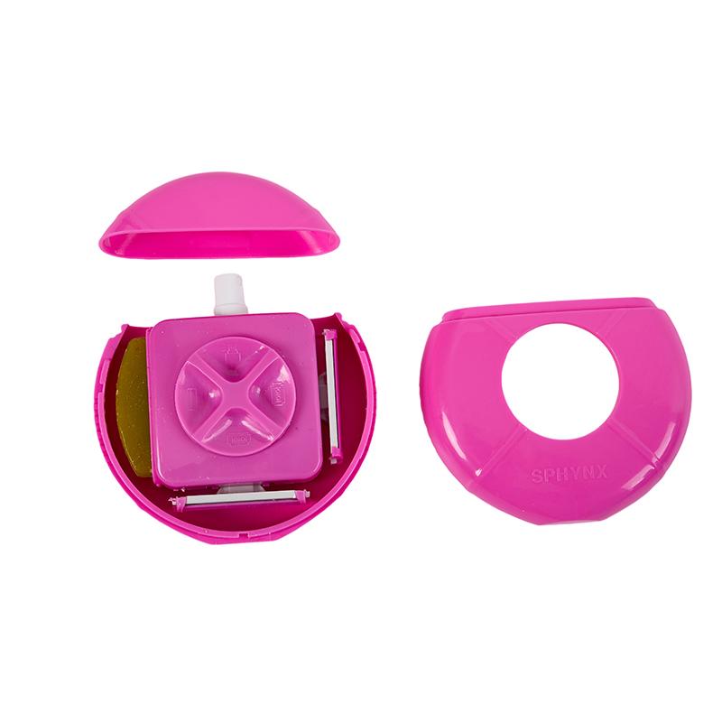 Дорожная и портативная женская бритва с многоразовой бутылкой-распылителем воды, увлажняющей полоской, двумя лезвиями для женщин