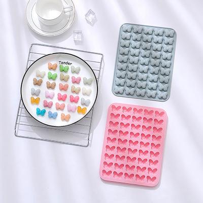 1 шт. 45 полостей бант жевательные конфеты формы силиконовые антипригарные бабочки галстук силиконовые формы для Diy жевательные конфеты шоколад желе лед