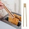 Anti-scalding Magnetic Bamboo Toast Tong Square-headed BBQ Tong Cake Dessert Tong  Salad Steak