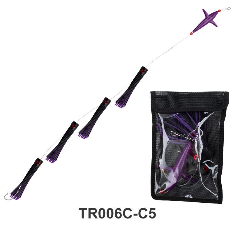 New Fishing Spread Bar Trolling Fishing Lures Rigs Saltwater Tuna Mahi Wahoo Dora Saltwater Big Game 210g Fishing Squid Lure