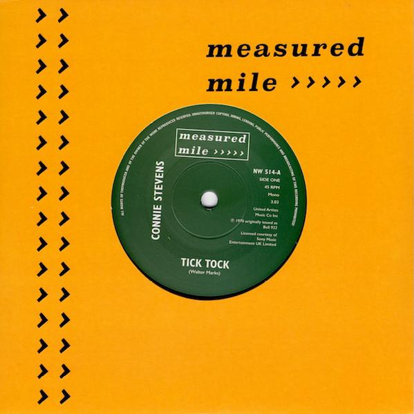 7-дюймовая пластинка CONNIE STEVENS Tick Tock Keep Growing Strong NW514 MEASURED MILE 2023 UK Jazz