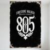 Металлическая табличка Firestone Walker Brewing Company в винтажном стиле с 805 St. Дизайн - Рустикальный состаренный настенный декор для бара, паба, дома, кафе 12x18 дюймов