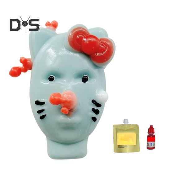 Игрушка для выдавливания прыщей Aliens Fidget Toy Многоразовая для детей и подростков, взрослых, для снятия стресса, мультяшная, для мужчин и женщин, игра для выдавливания прыщей на лице Aliens(Инструменты для наполнения не включены)