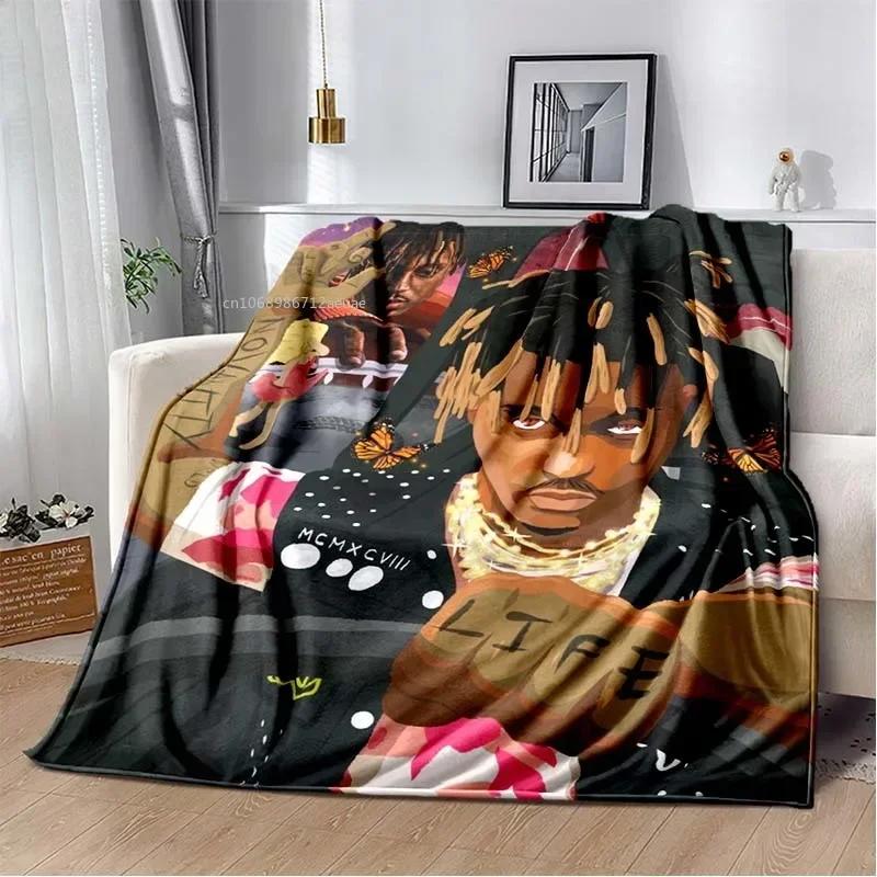 Альбом Rapper Juice Wrld 999 одеяло постер с художественным принтом фланелевое одеяло мягкое покрывало для дивана согревающий чехол подарок для меломанов