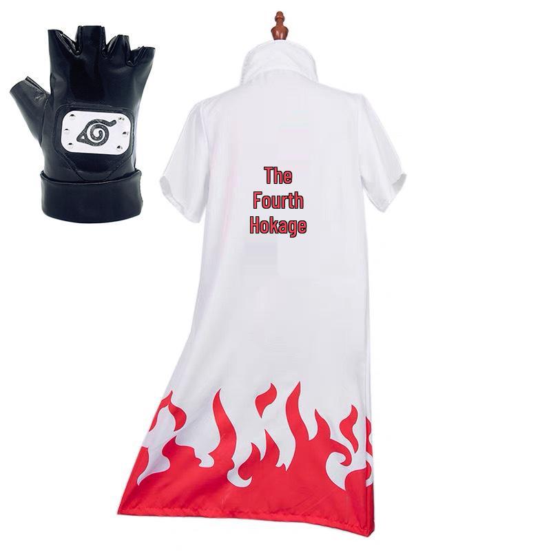 Минато Намикадзе Наряд Акацуки: Наруто Четвертый Хокаге Косплей Тренч