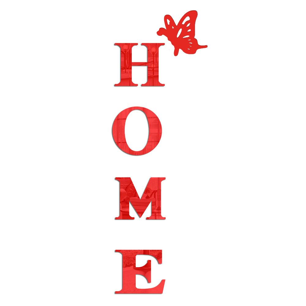 5pcs Butterfly Mirror Wall Sticker HOME Acrylic Decal Home Decor DIY Self-adhesive Mirror Decor Stickers Art Wall Decor