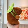 Adorable Plush Capybara Keychain Cute Cartoon Style Keyring For All Occasions