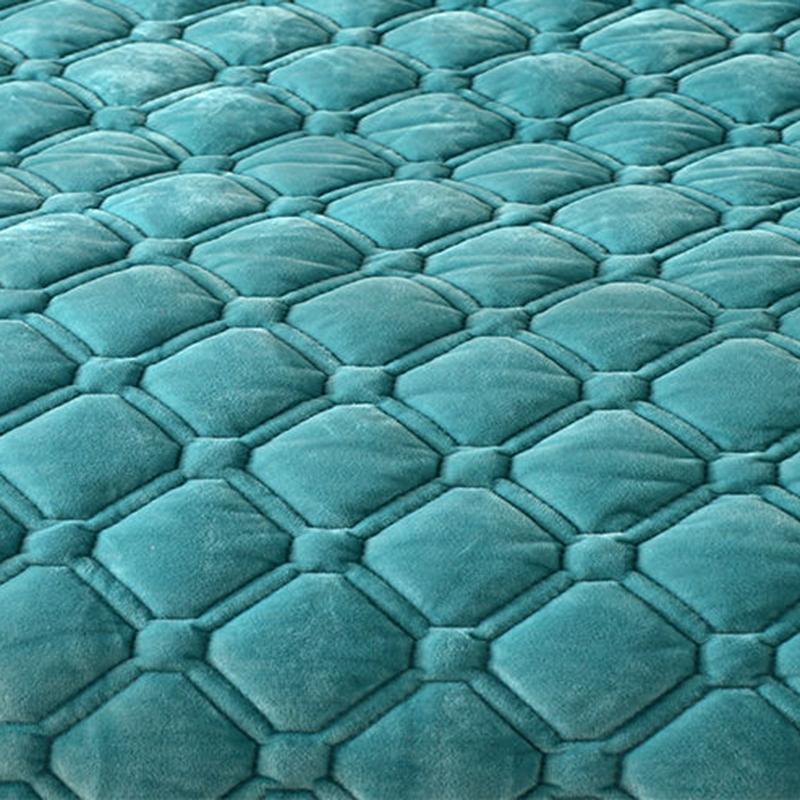 Стеганая утолщенная осенне-зимняя теплая замшевая наволочка, фланелевая короткая плюшевая двойная наволочка, комплект пар