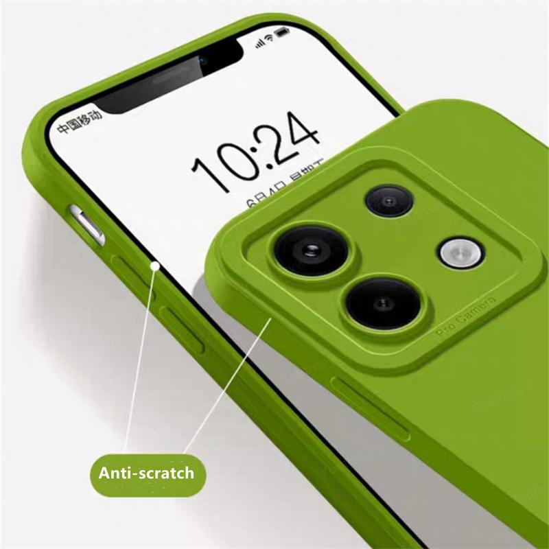 Новый Цвет Для Чехла Poco M6 Pro Обложка Xiaomi Poco M6 Pro Fundas Coque Защита Камеры Жидкий Силикон Задняя Крышка Poco M6 Pro