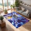 Transformers Printed Crystal Velvet Area Rug, Soft Anti-Slip Water Absorbent Floor Mat for Living Room Bedroom