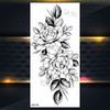 Purple Rose Jewelry Water Transfer Tattoo Stickers Women Body Chest Art Temporary Tattoo Girl Waist Bracelet Flash Tatoos Flower