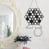 Honeycomb Earring Wall Holder Organizer,Hanging Jewelry Display Storage Rack for Earrings Hoop