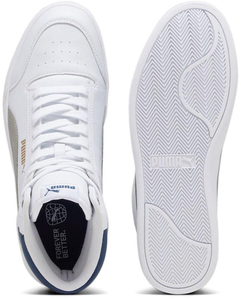 Puma Shuffle Mid Sneakers 380748 15 White/Concrete Gray/Peach Blue/Gold