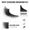 Xiaomi GROINNEYA 5/7 Pairs Eyelashes Soft Fluffy 3D Mink False Eyelashes Cat Eye Lashes Volume Mink Lashes Faux Natural Fake Lashes