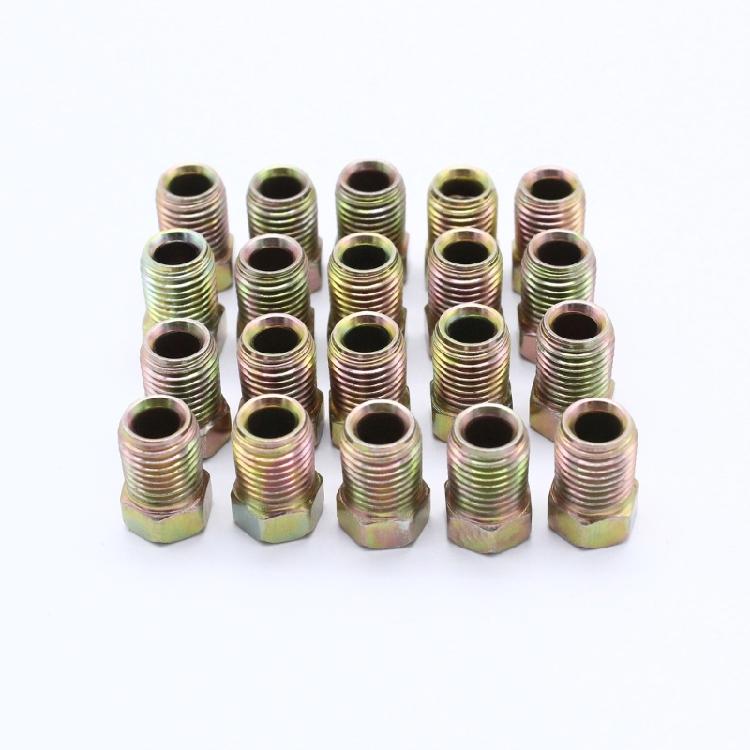 3/8-24 Inverted Tube Nuts Fitting Vehicle Part for 3/16 inch Tube Brake Line 20x
