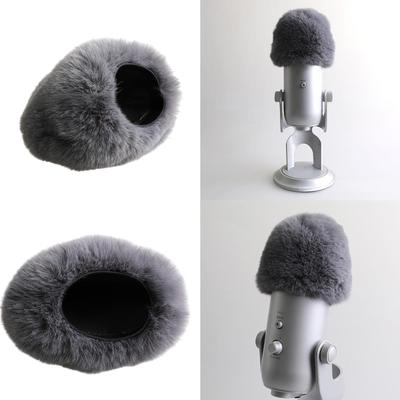 Микрофон Ветрозащита Меховая Накладка Конденсаторный Микрофон Ветрозащитный Улучшает Запись Звука