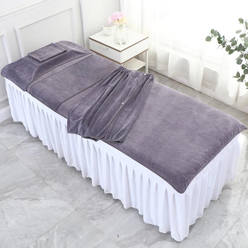 5Pcs/Set Aesthetic Clinic Sauna Nano-velvet SPA Towel Beauty Salon Bath Hair Towels Strong Absorbent Turban Bed Towel