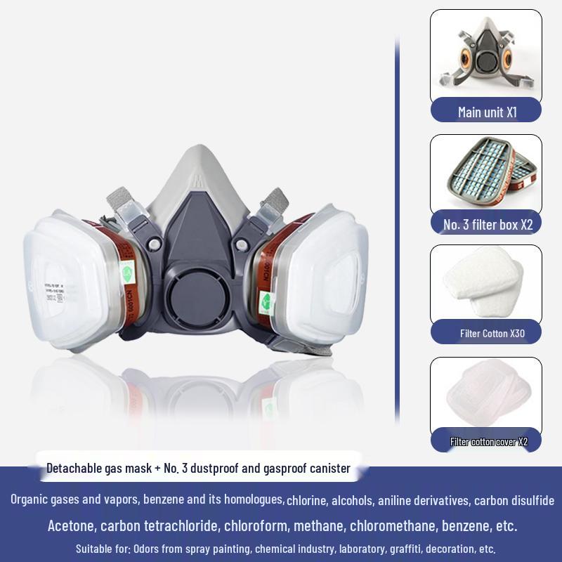Anti-Toxic Respirator Mask for Paint, Formaldehyde & Dust Protection