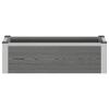 Raised Garden Bed Gray 75 x 30 x 22 cm WPC and Aluminum