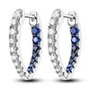 925 Silver Love Feather Moon Star Heart Earrings for Women Girls Charms Hoop Stud Jewelry Gifts