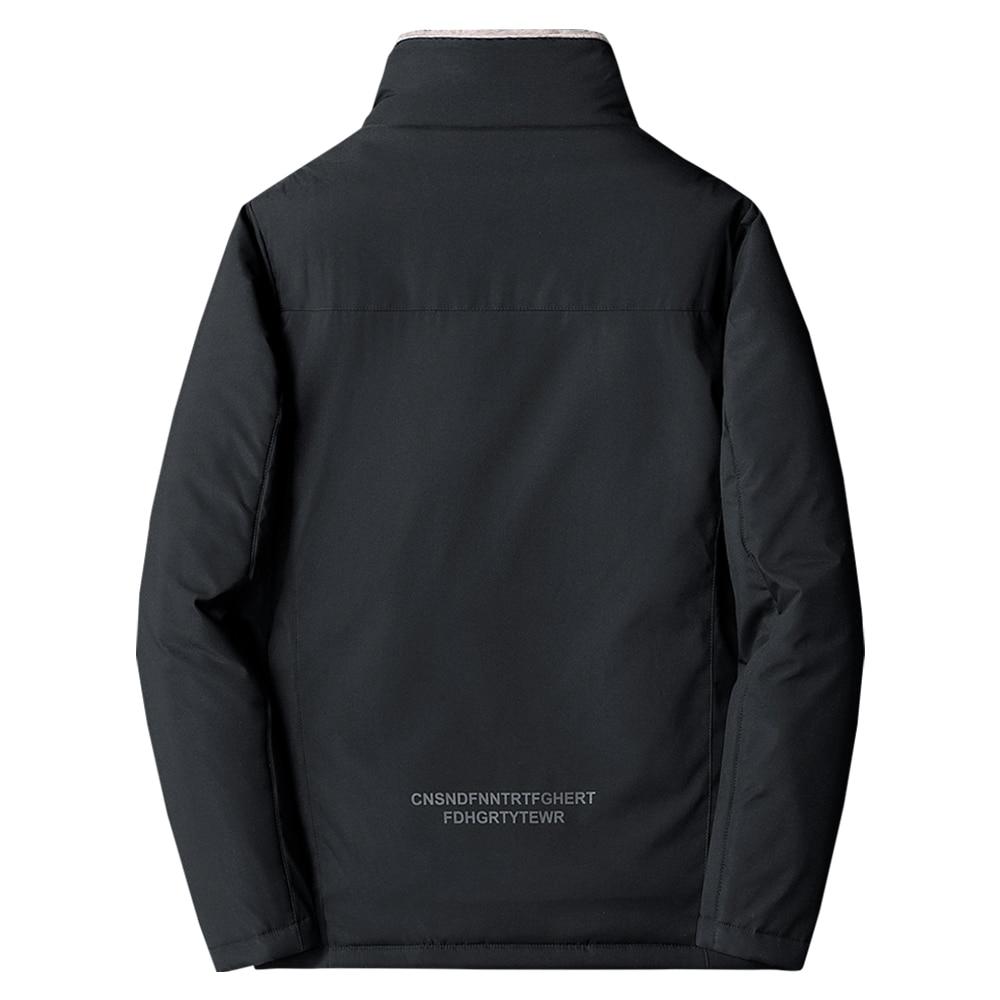 M-8XL Мужская зимняя повседневная классическая ветровка большого размера, теплая толстая бархатная парка-парка, куртка, мужская осенняя модная одежда из искусственного меха, ветрозащитная мужская парка