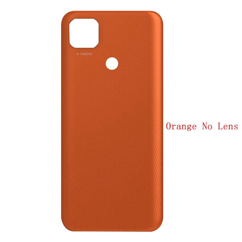 Прочный пластиковый корпус задней крышки для Xiaomi Redmi 9C с рамкой для камеры и линзой