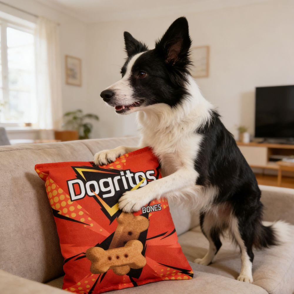 Clean Teeth Plush Potato Chip Toy Creative Chew Training Toy Soft Dogs Gnawing on Toys  for Pets