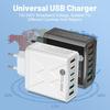 6 в 1 55 Вт PD USB зарядное устройство Быстрая зарядка Quick Charge 3.0 дорожное зарядное устройство для iPhone Samsung Xiaomi зарядное устройство для мобильных телефонов