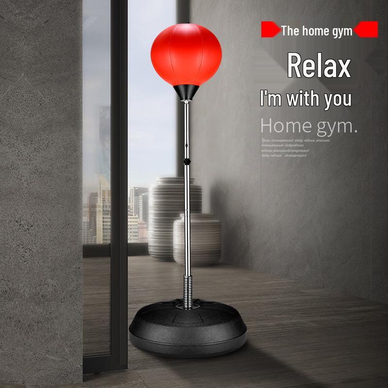 Напольный боксерский скоростной мяч для взрослых, тренажер для реакции и боксерская груша-неваляшка.