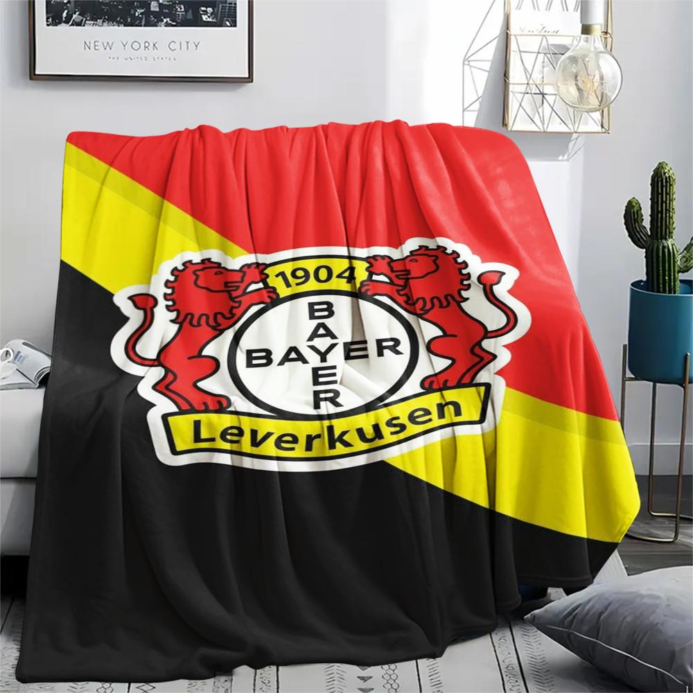 1pc Bayer 04 Leverkusen Print Flannel Blanket, High quality Comfortable for All Seasons, Home Decor, Warmth and Comfort, Perfect for Christmas Gifts14