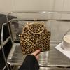 Fashion Leopard Print Handbag Women's 2025 New Chain Dinner Bag Trendy Versatile Shoulder Messenger Bag