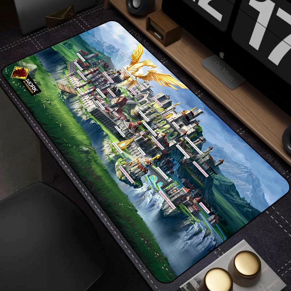 Heroes of Might and Magic Mats Pc Gamer Computer Accessories Mouse Carpet Gaming Laptop Keyboard Pad Large Mause Pads Desk Mat