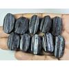 321Cts.Natural Black Tourmaline Oval Shape Cabochon Loose Gemstone 10Pcs Lot C-334
