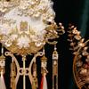 Ручной китайский свадебный веер, Аксессуар для прикрытия лица, Набор для самостоятельной сборки