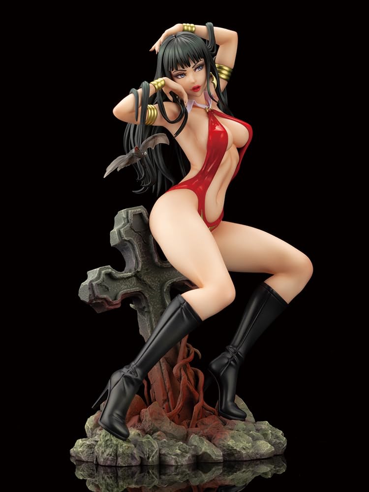 Kotobukiya Vampirella Ужас Bishoujo Вампирелла Масштаб ПВХ Фигурка 1/7 Предварительно раскрашенная